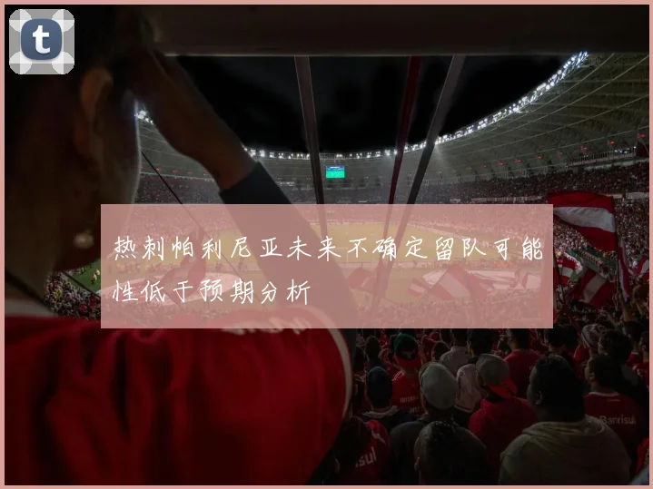 热刺帕利尼亚未来不确定留队可能性低于预期分析