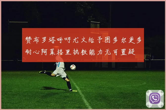 赞布罗塔呼吁尤文给予图多尔更多耐心阿莱格里执教能力无可置疑